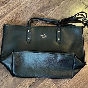 Coach City Zip Tote NEW-Never used Black Leather